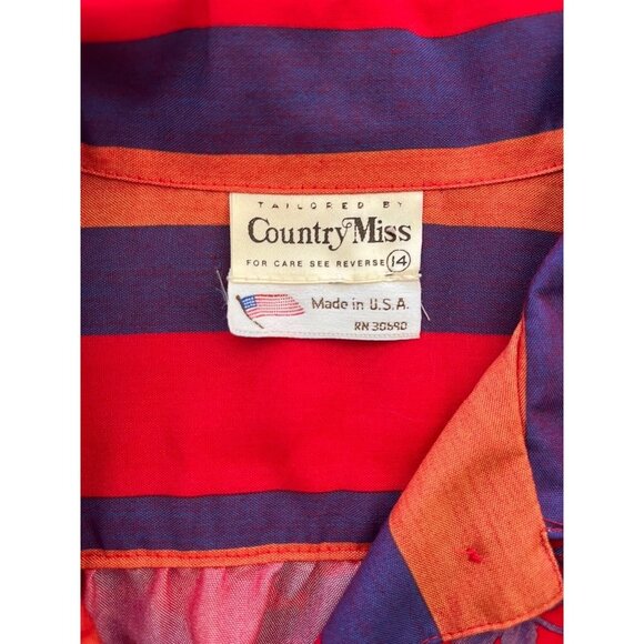 EUC Vintage Country Miss Floral Dress - Picture 5 of 8